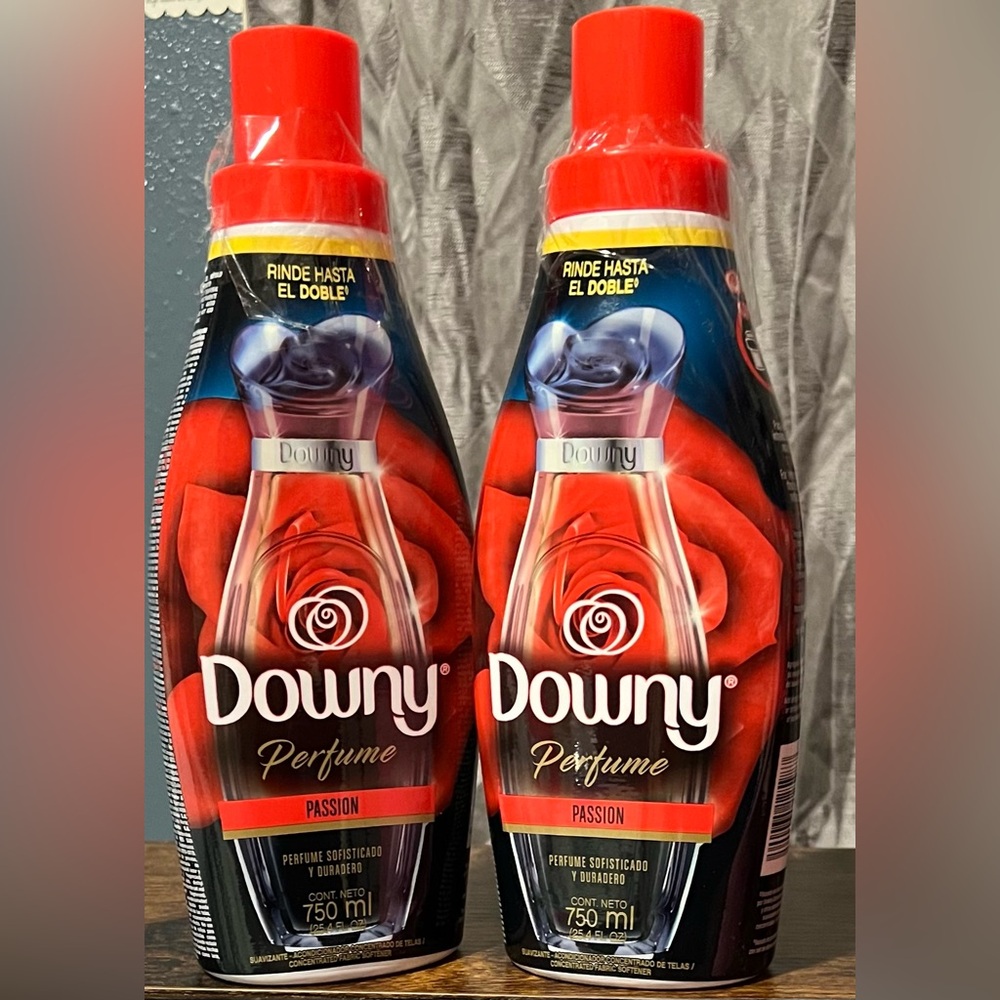 Downy Perfume Passion Liquid Fabric Softener X’s 2 Full Size Bottles
